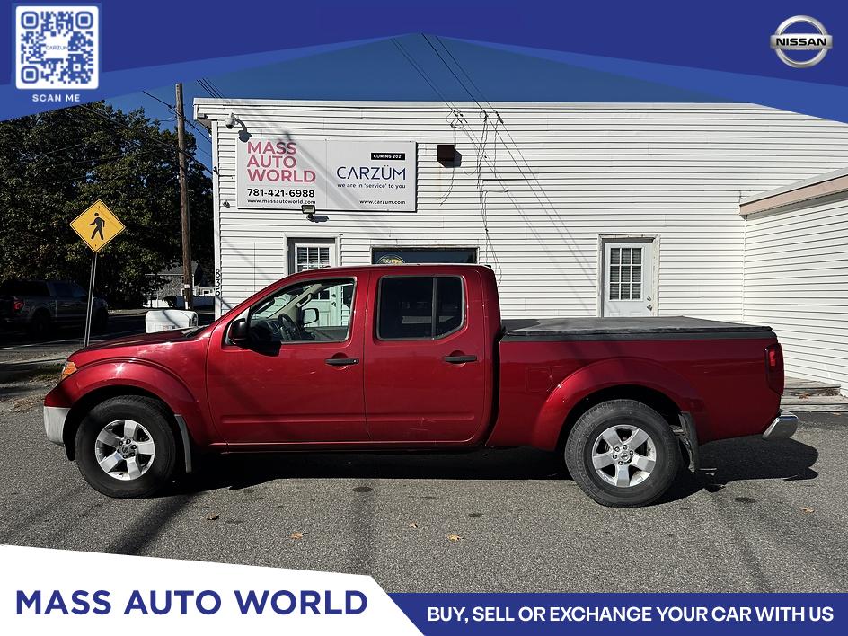 Red 2012 Nissan Frontier Pickup Truck Four-Wheel Drive Automatic