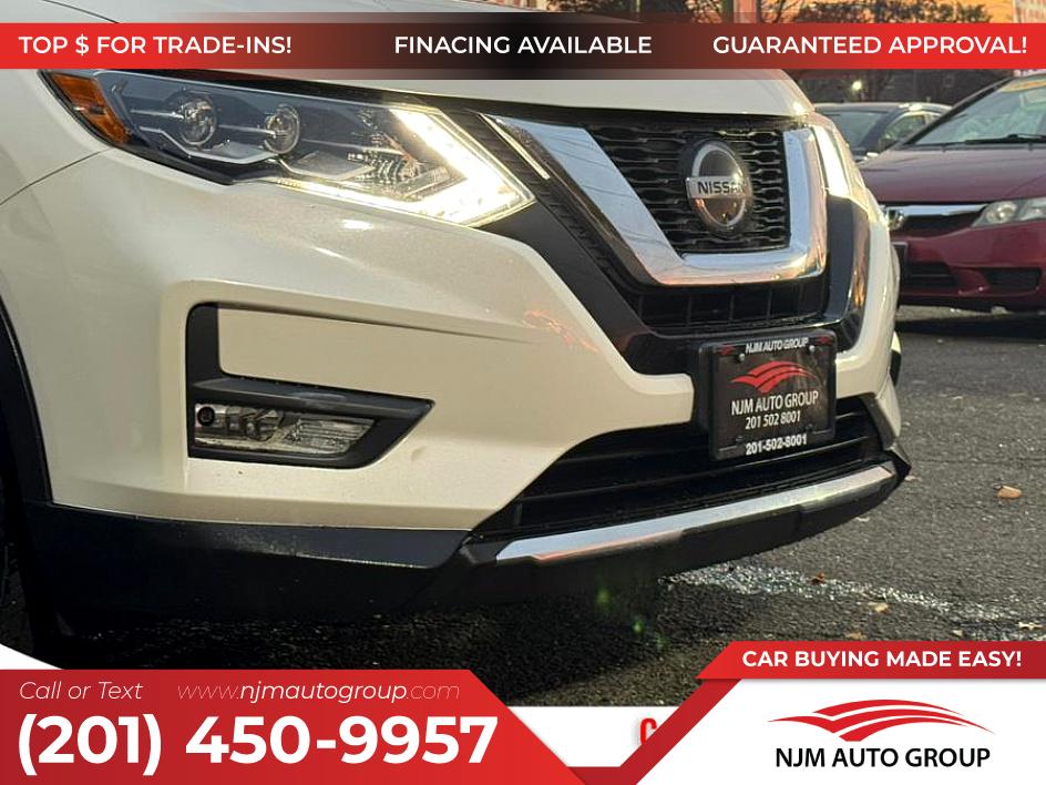 Glacier White 2018 Nissan Rogue SUV / Crossover All-Wheel Drive Automatic
