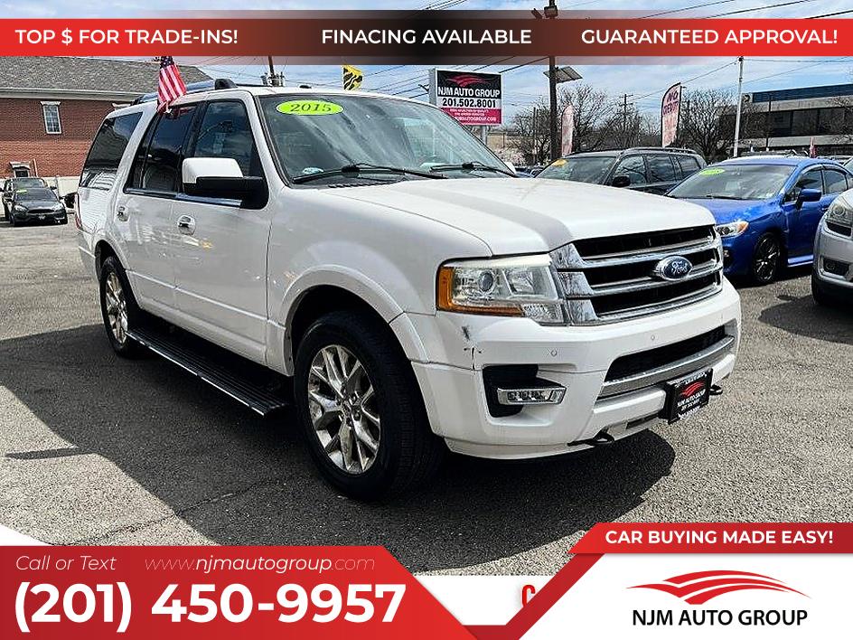 Oxford White 2015 Ford Expedition Limited 4WD SUV / Crossover Four-Wheel Drive Automatic