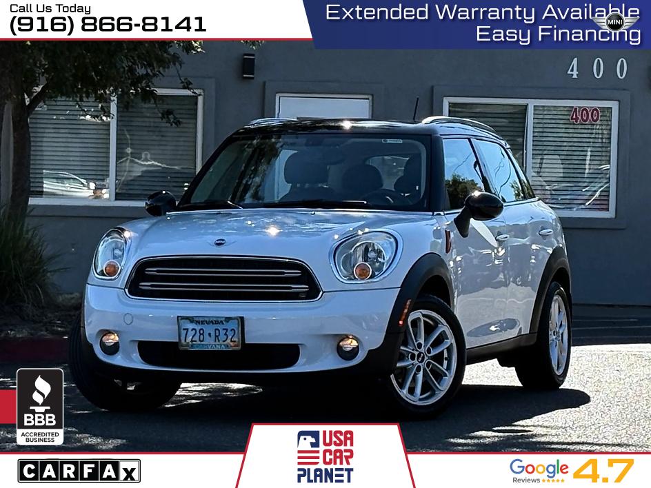 White 2015 MINI Countryman SUV / Crossover Front-Wheel Drive Automatic