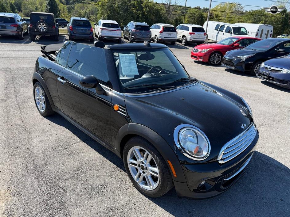 Midnight Black Metallic 2012 MINI Cooper Convertible Front-Wheel Drive Automatic