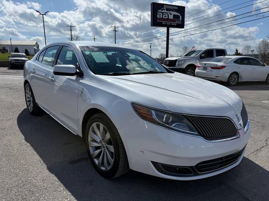White Platinum Metallic Tri-Coat 2015 Lincoln MKS Sedan All-Wheel Drive Automatic