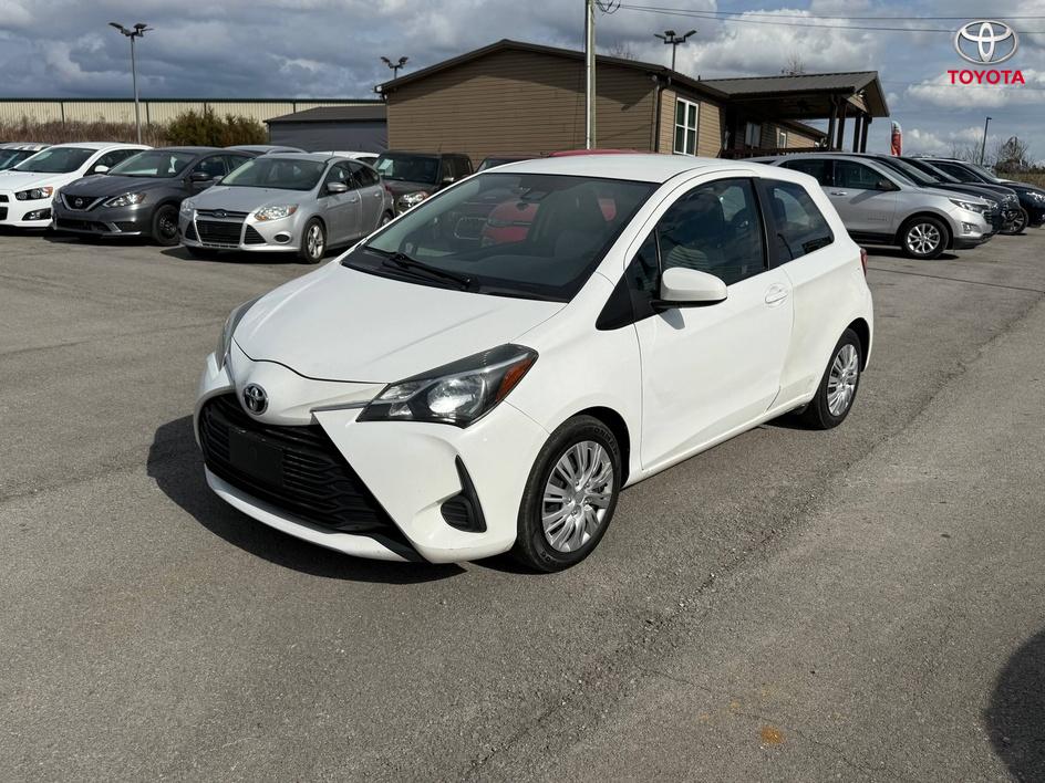 Super White 2018 Toyota Yaris Hatchback Front-Wheel Drive Automatic