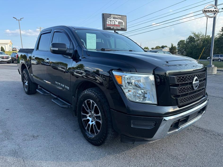 Super Black 2020 Nissan Titan Pickup Truck 4X2 Automatic