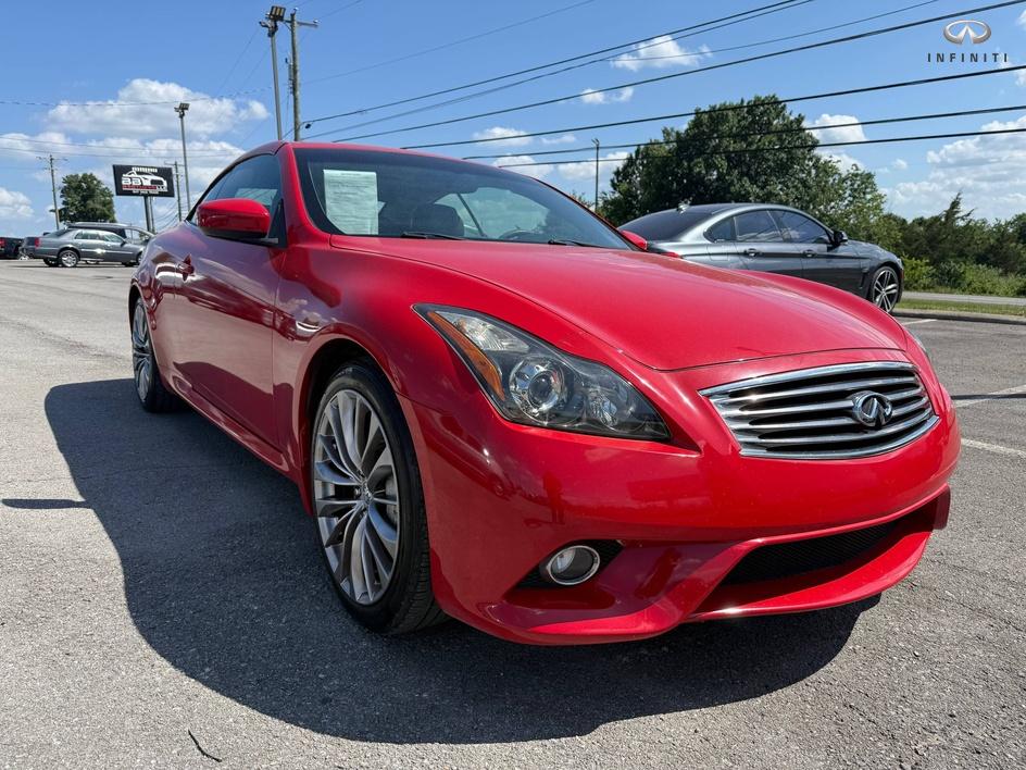 Vibrant Red 2012 INFINITI G37 Convertible Rear-Wheel Drive Automatic