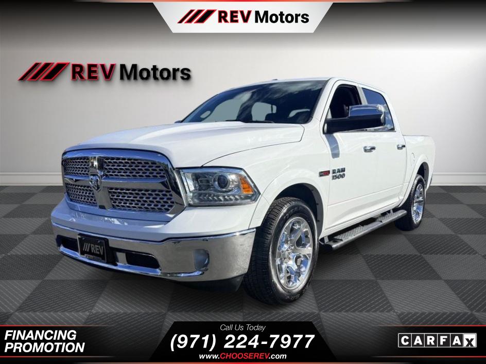 Bright White Clearcoat 2017 RAM 1500 Pickup Truck Four-Wheel Drive Automatic