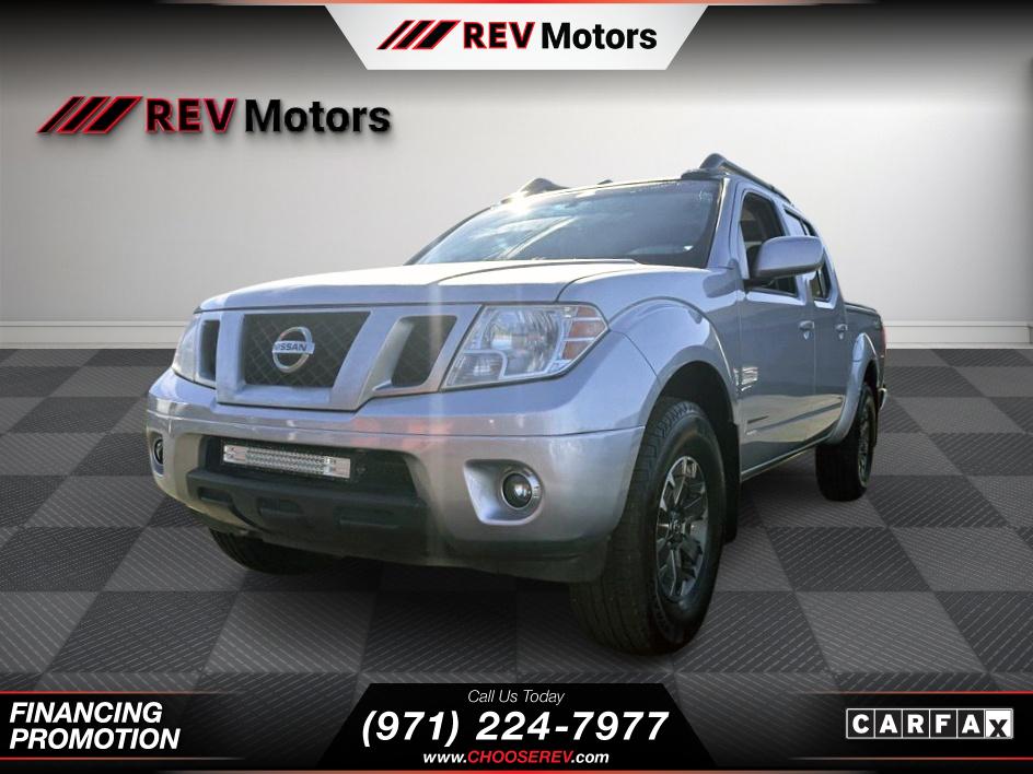 Gray (Gun Metallic) 2017 Nissan Frontier Pickup Truck Four-Wheel Drive Automatic