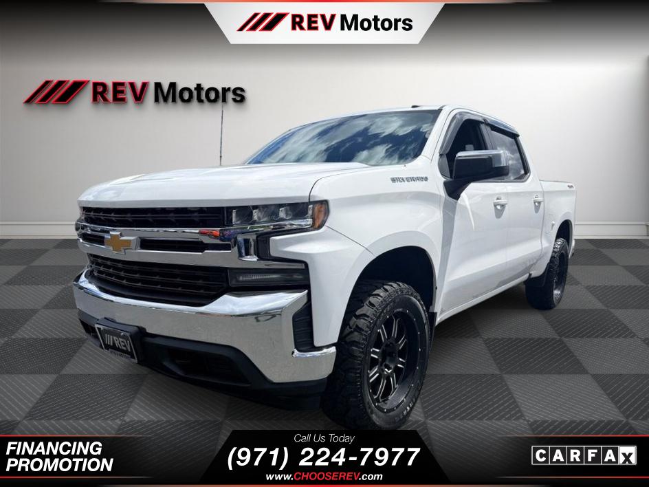 White 2020 Chevrolet Silverado 1500 Pickup Truck Four-Wheel Drive Automatic