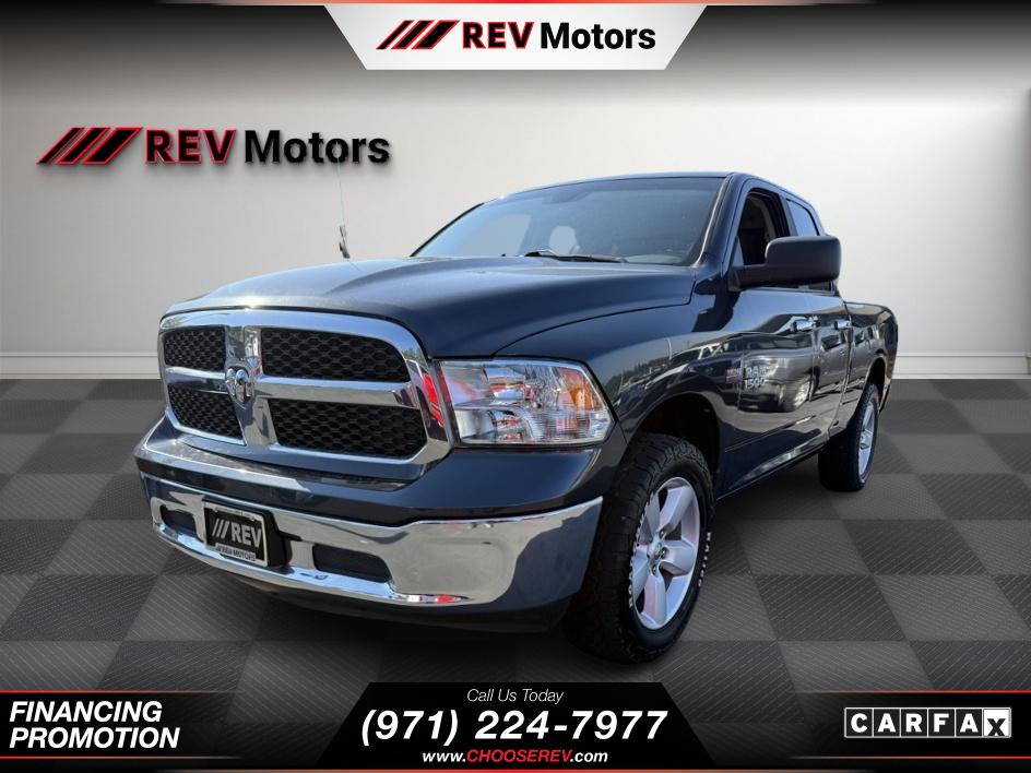 Gray (Maximum Steel Metallic Clearcoat) 2018 RAM 1500 Pickup Truck Four-Wheel Drive Automatic