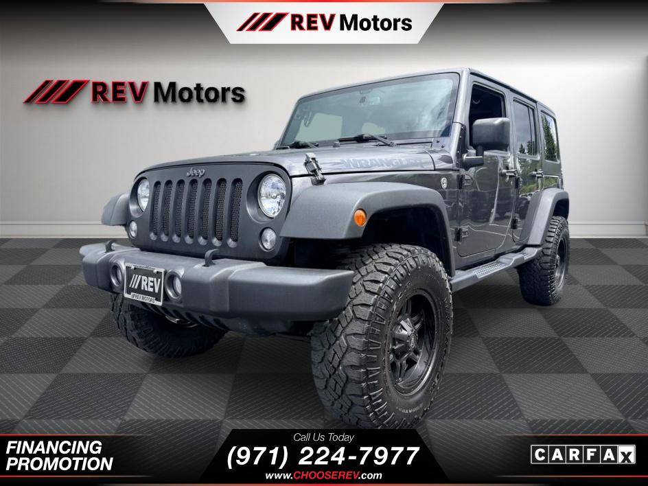 Gray (Granite Crystal Metallic Clearcoat) 2017 Jeep Wrangler SUV / Crossover Automatic