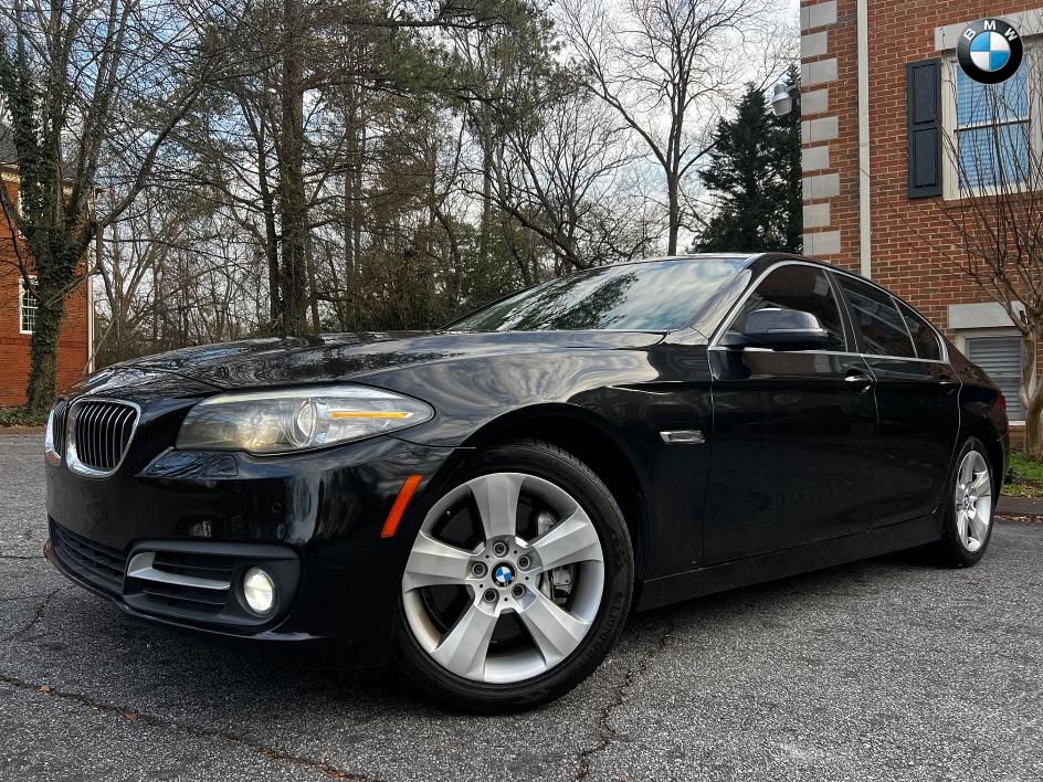 Black 2015 BMW 5 Series Sedan All-Wheel Drive Automatic