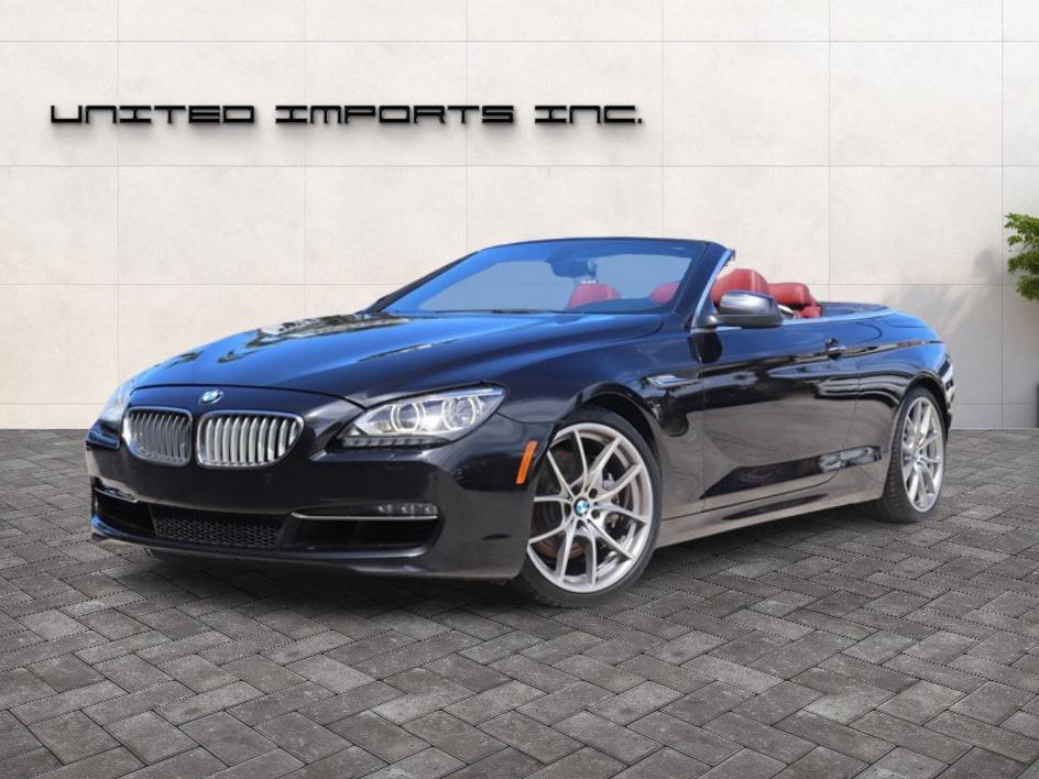 Black Sapphire Metallic 2012 BMW 6 Series Convertible Rear-Wheel Drive Automatic