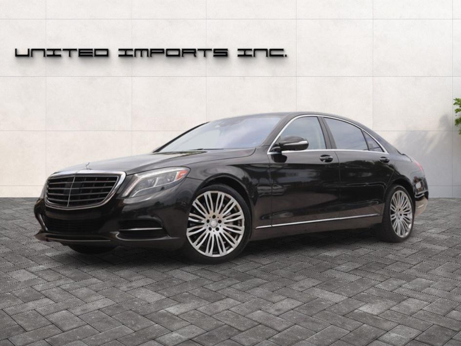 designo Mocha Black 2015 Mercedes-Benz S-Class Sedan Rear-Wheel Drive Automatic