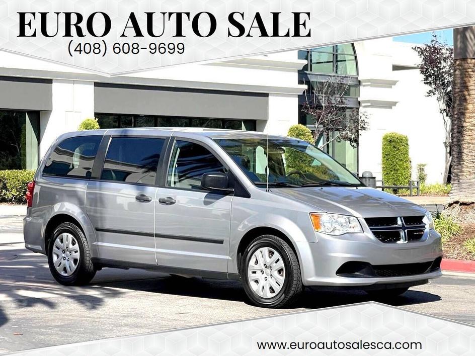 Gray 2016 Dodge Grand Caravan Minivan Front-Wheel Drive Automatic