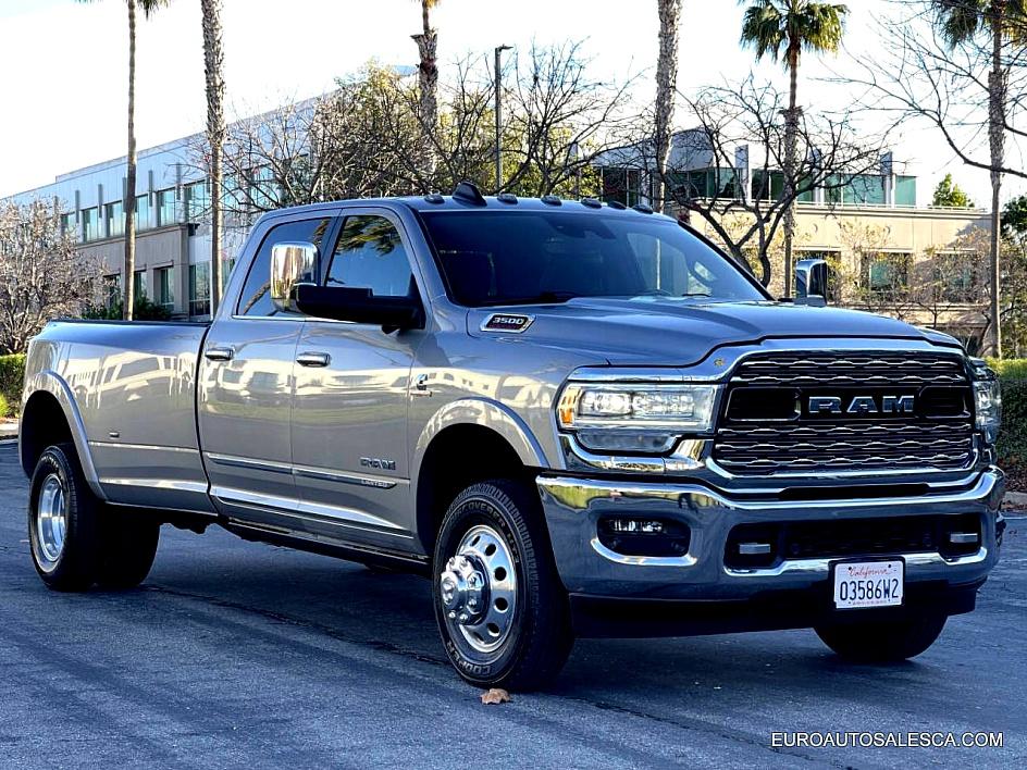Gray 2019 RAM 3500 Limited Crew Cab LB DRW 4WD Pickup Truck Four-Wheel Drive Automatic