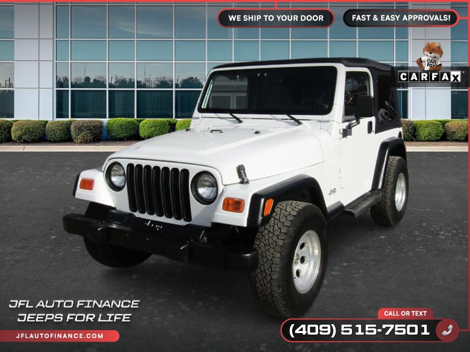 White 2001 Jeep Wrangler SE SUV / Crossover Four-Wheel Drive Automatic