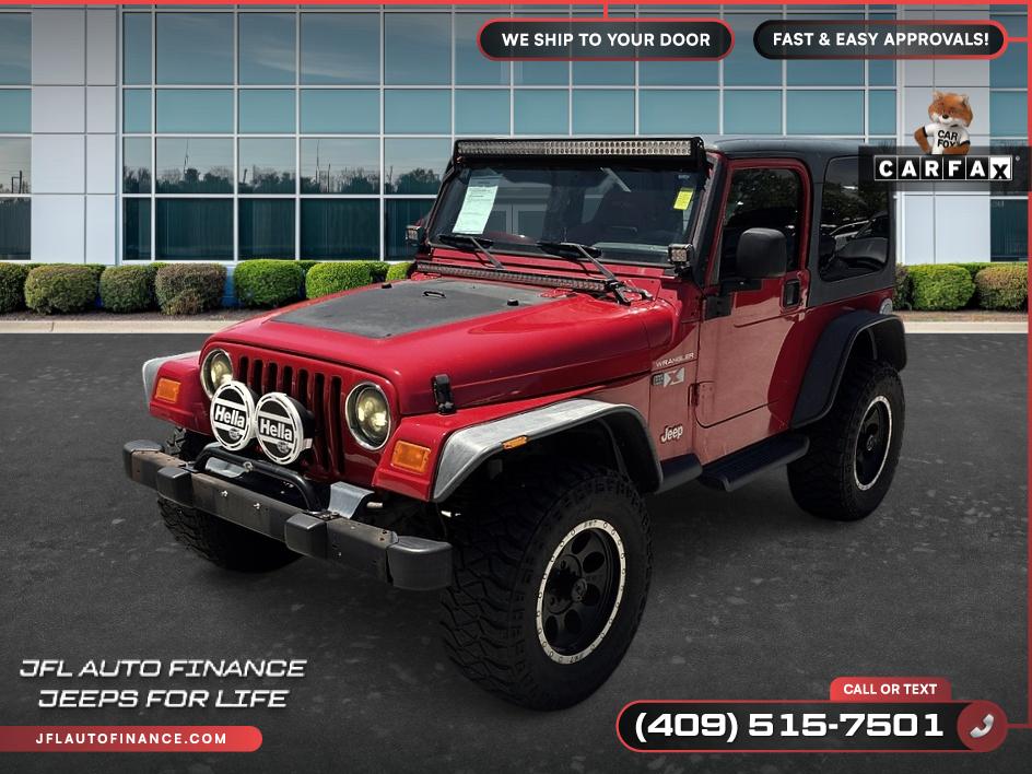 Red 2002 Jeep Wrangler X SUV / Crossover Four-Wheel Drive Automatic