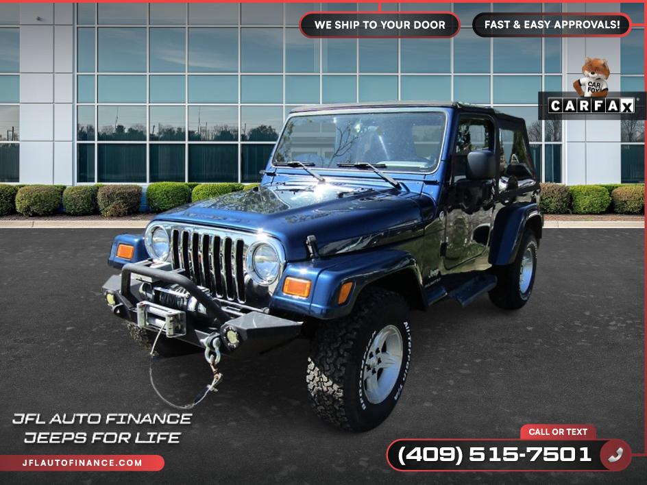 Blue 2005 Jeep Wrangler Unlimited SUV / Crossover Four-Wheel Drive Automatic