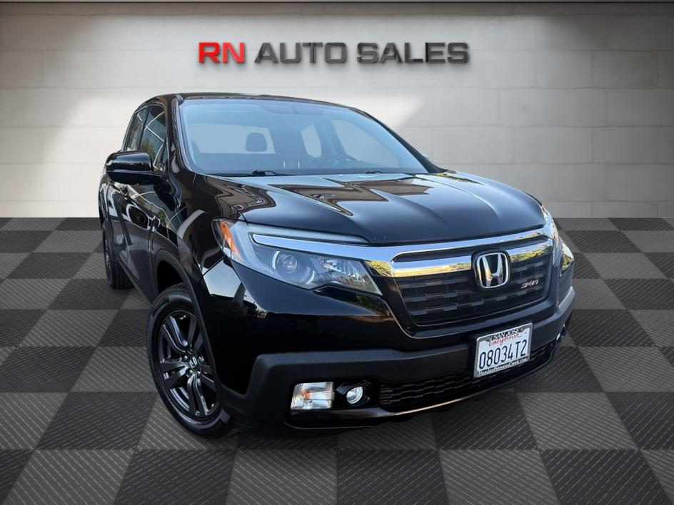 Black 2017 Honda Ridgeline Pickup Truck Front-Wheel Drive Automatic