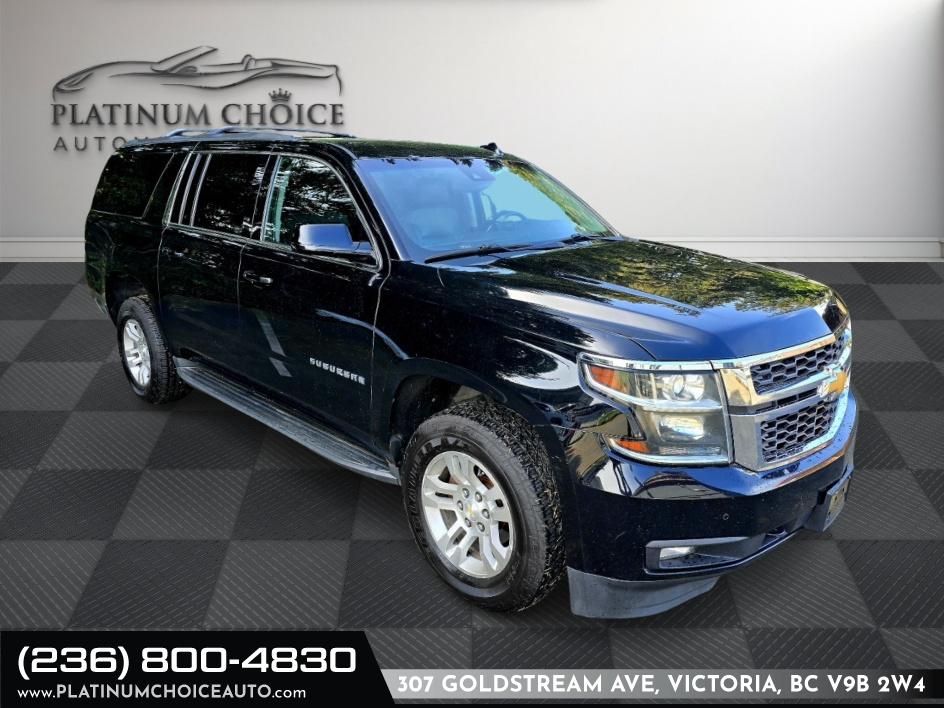 Black 2016 Chevrolet Suburban SUV / Crossover Four-Wheel Drive Automatic
