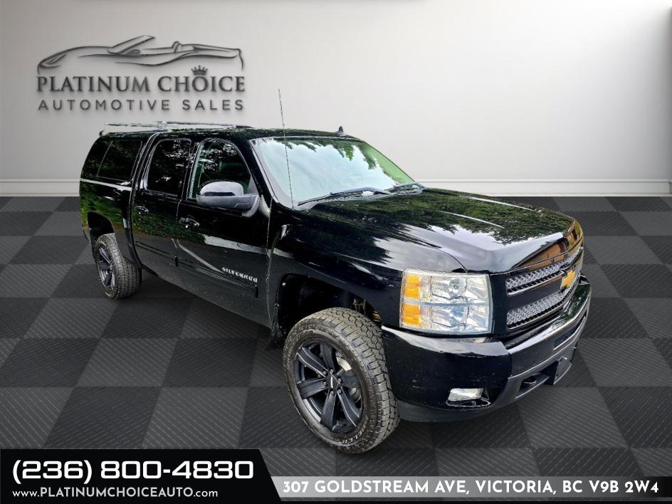 Black 2011 Chevrolet Silverado 1500 Pickup Truck Four-Wheel Drive Automatic