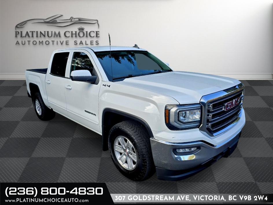 White 2018 GMC Sierra 1500 Pickup Truck Four-Wheel Drive Automatic