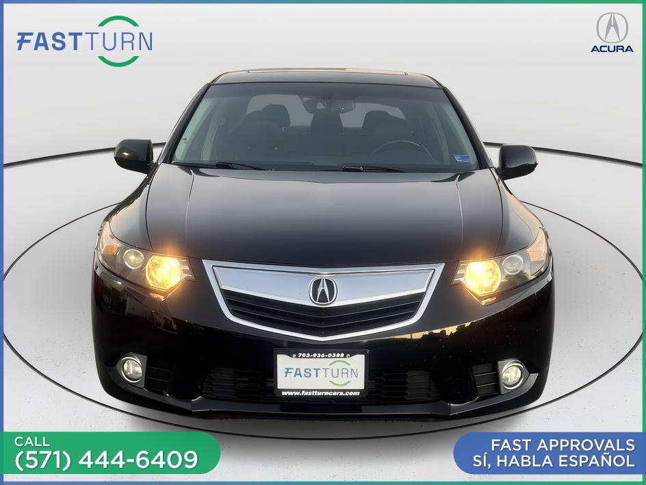 Crystal Black Pearl 2013 Acura TSX Sedan Front-Wheel Drive Automatic