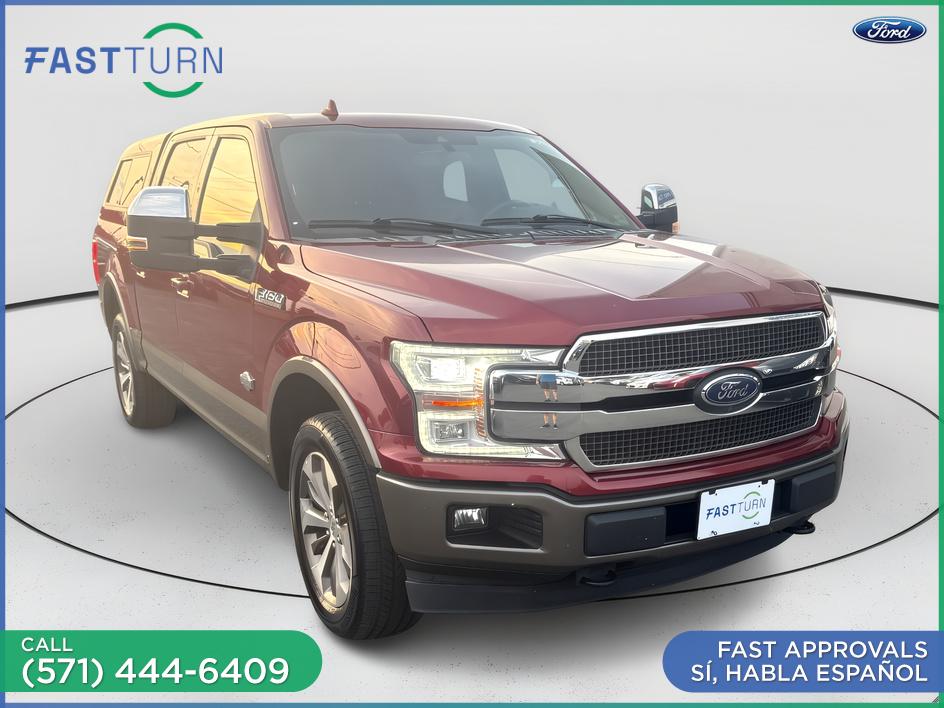 Ruby Red Metallic Tinted Clearcoat 2018 Ford F-150 Pickup Truck Four-Wheel Drive Automatic