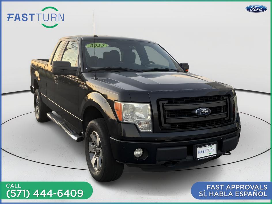 Black 2013 Ford F-150 Pickup Truck Four-Wheel Drive Automatic