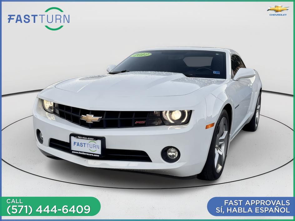 White 2012 Chevrolet Camaro Coupe Rear-Wheel Drive Automatic