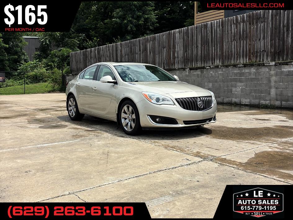 Brown (Tan) 2014 Buick Regal Sedan Front-Wheel Drive Automatic