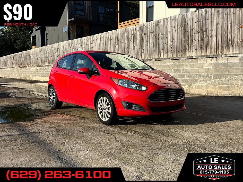 Red 2014 Ford Fiesta Hatchback Front-Wheel Drive Automatic