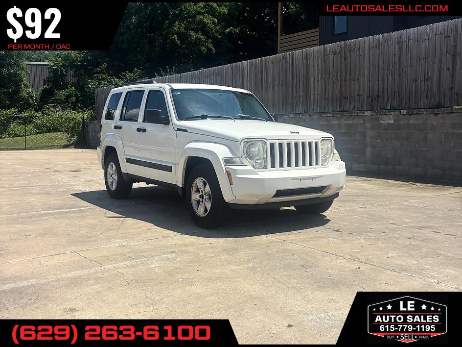White 2009 Jeep Liberty Sport 4WD SUV / Crossover Four-Wheel Drive Automatic