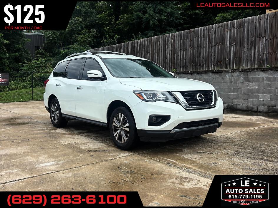 White 2017 Nissan Pathfinder SUV / Crossover Four-Wheel Drive Automatic