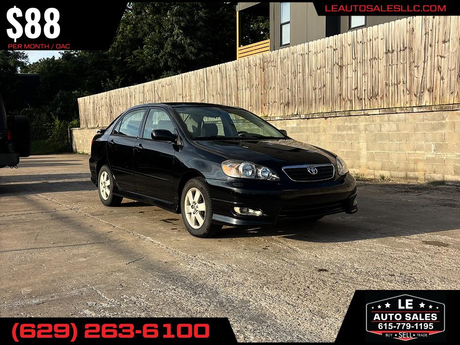 Black 2006 Toyota Corolla Sedan Front-Wheel Drive Automatic