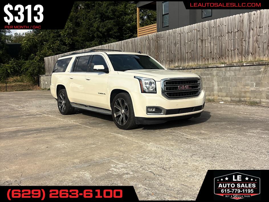 White 2015 GMC Yukon XL SUV / Crossover Four-Wheel Drive Automatic