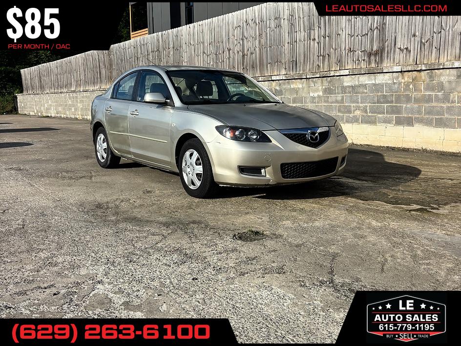 Brown (Tan) 2008 Mazda MAZDA3 i Sport Sedan Front-Wheel Drive Manual