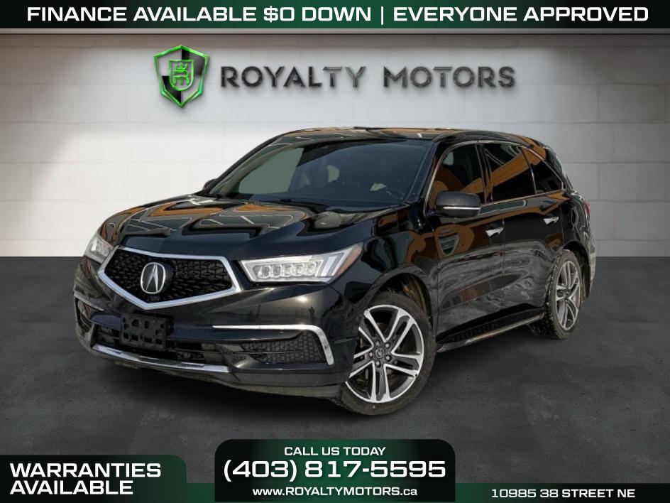 Black 2018 Acura MDX SUV / Crossover All-Wheel Drive Automatic
