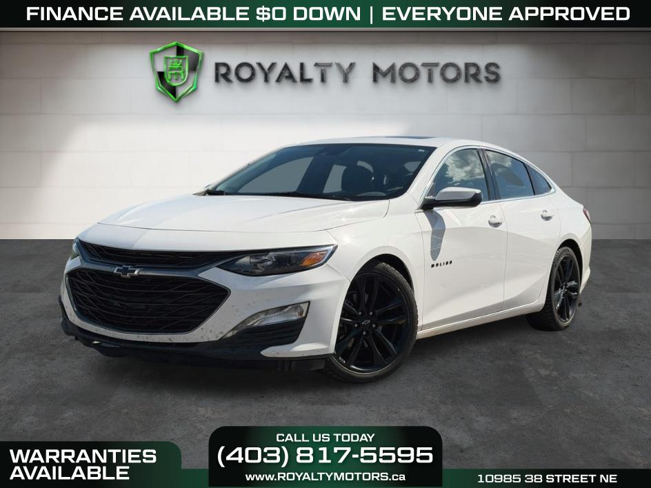 White 2023 Chevrolet Malibu Sedan Front-Wheel Drive Automatic