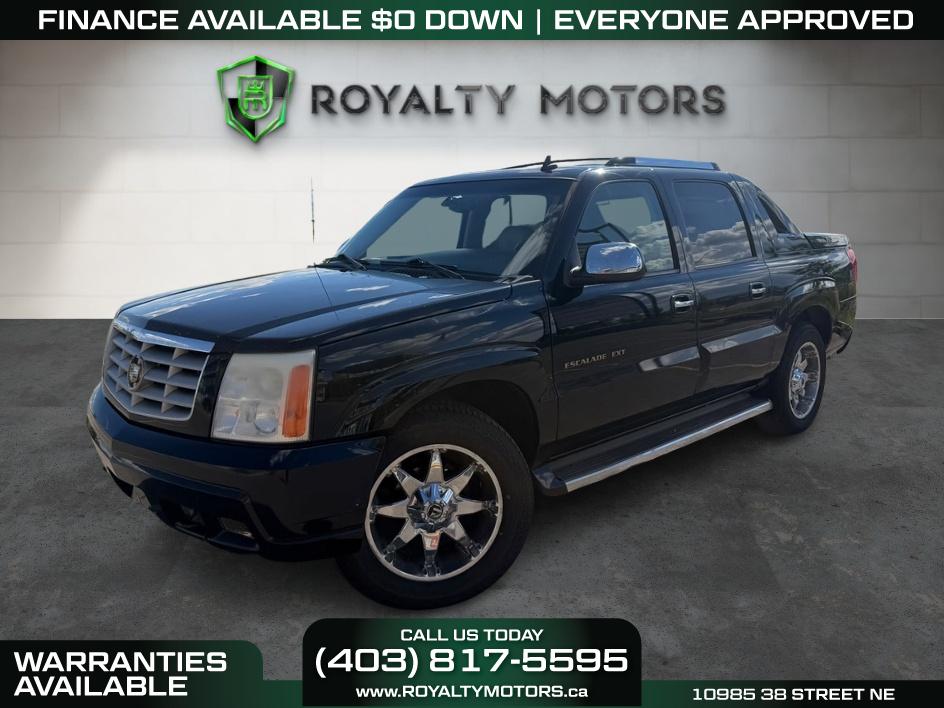 Black 2006 Cadillac Escalade EXT Pickup Truck All-Wheel Drive Automatic