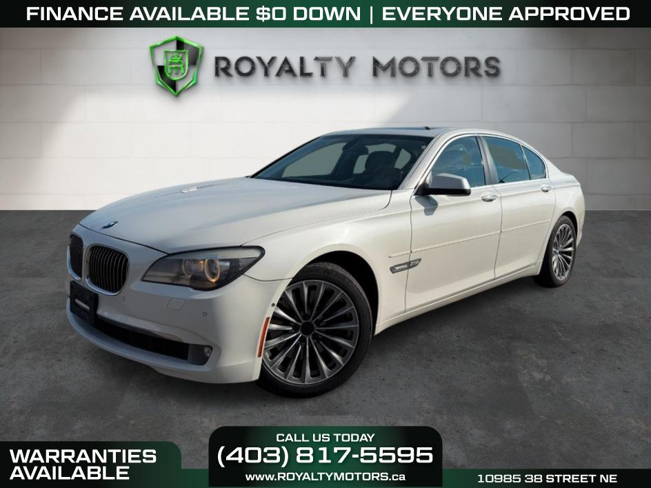White 2012 BMW 7 Series Sedan All-Wheel Drive Automatic