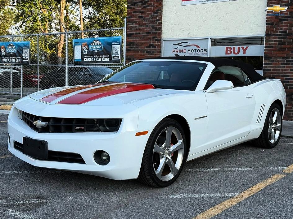Summit White 2013 Chevrolet Camaro Convertible Rear-Wheel Drive Automatic