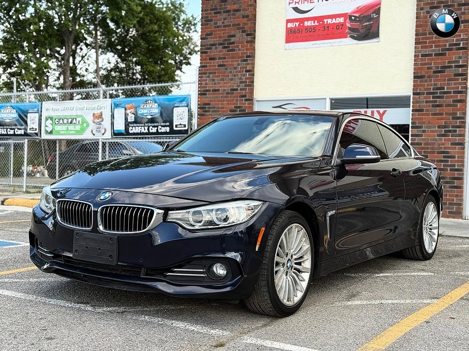 Midnight Blue Metallic 2015 BMW 4 Series Coupe All-Wheel Drive Automatic