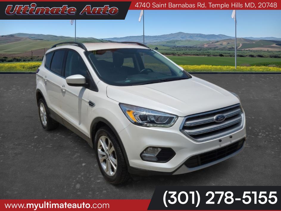 White Platinum Metallic Tri-Coat 2019 Ford Escape SEL AWD SUV / Crossover All-Wheel Drive Automatic