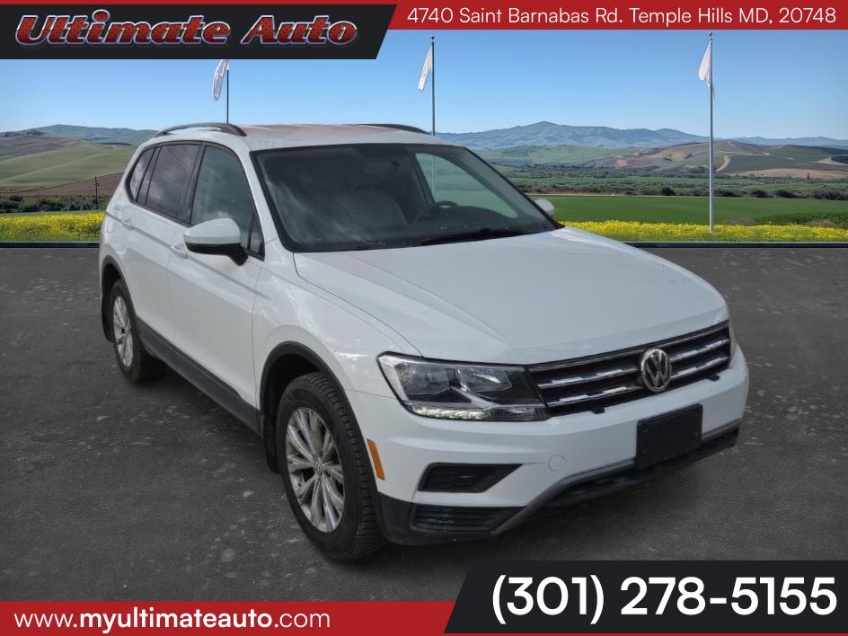 Pure White 2020 Volkswagen Tiguan S 4Motion SUV / Crossover All-Wheel Drive Automatic