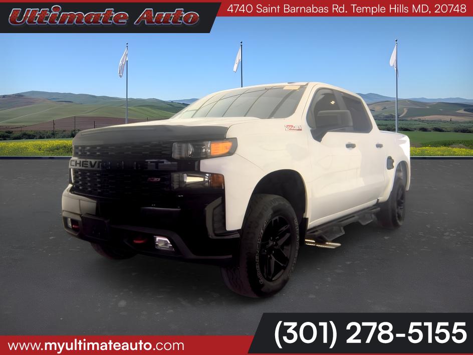 Summit White 2021 Chevrolet Silverado 1500 Pickup Truck Four-Wheel Drive Automatic