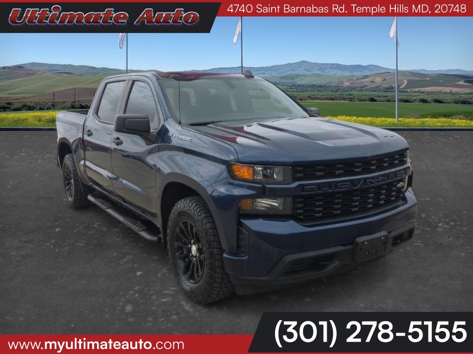 Northsky Blue Metallic 2022 Chevrolet Silverado 1500 Pickup Truck Four-Wheel Drive Automatic
