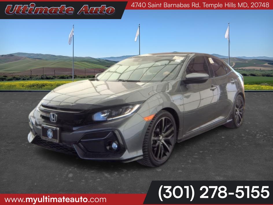Sonic Gray Pearl 2021 Honda Civic Hatchback Sport FWD Hatchback Front-Wheel Drive Automatic