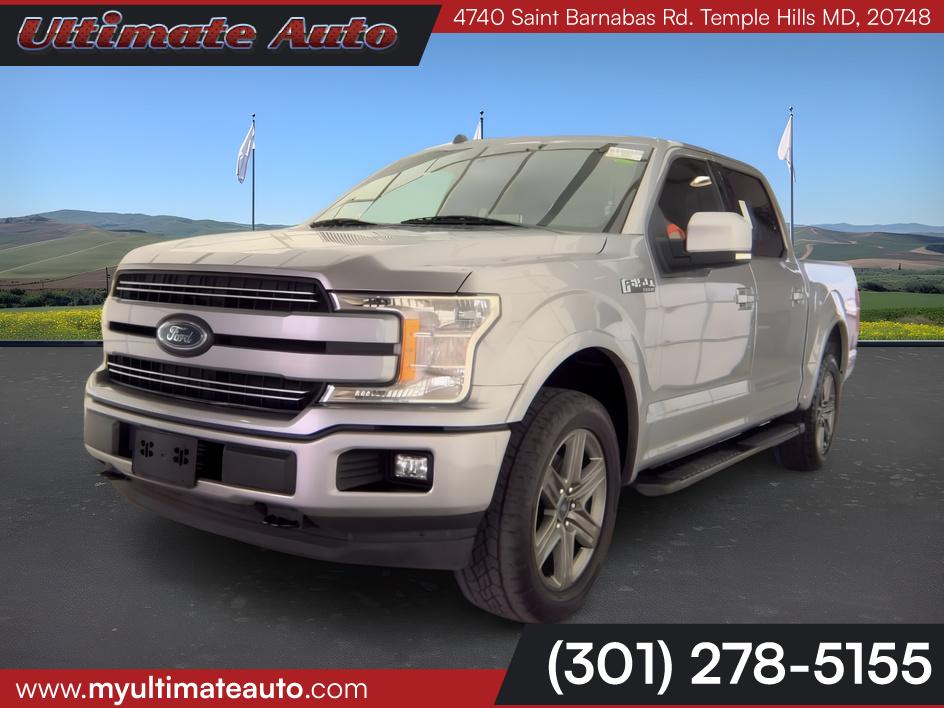 Iconic Silver Metallic 2020 Ford F-150 Pickup Truck Four-Wheel Drive Automatic