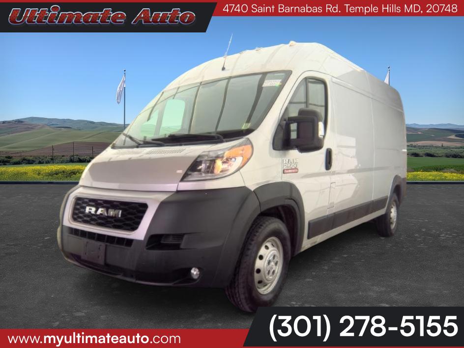 Bright Silver Metallic Clearcoat 2021 RAM ProMaster 2500 159 High Roof Cargo Van FWD Van Front-Wheel Drive Automatic